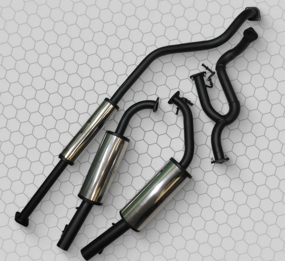 Выхлоп Hyundai Solaris раздвоенный прямоточный Выхлоп Hyundai Solaris раздвоенный прямоточный